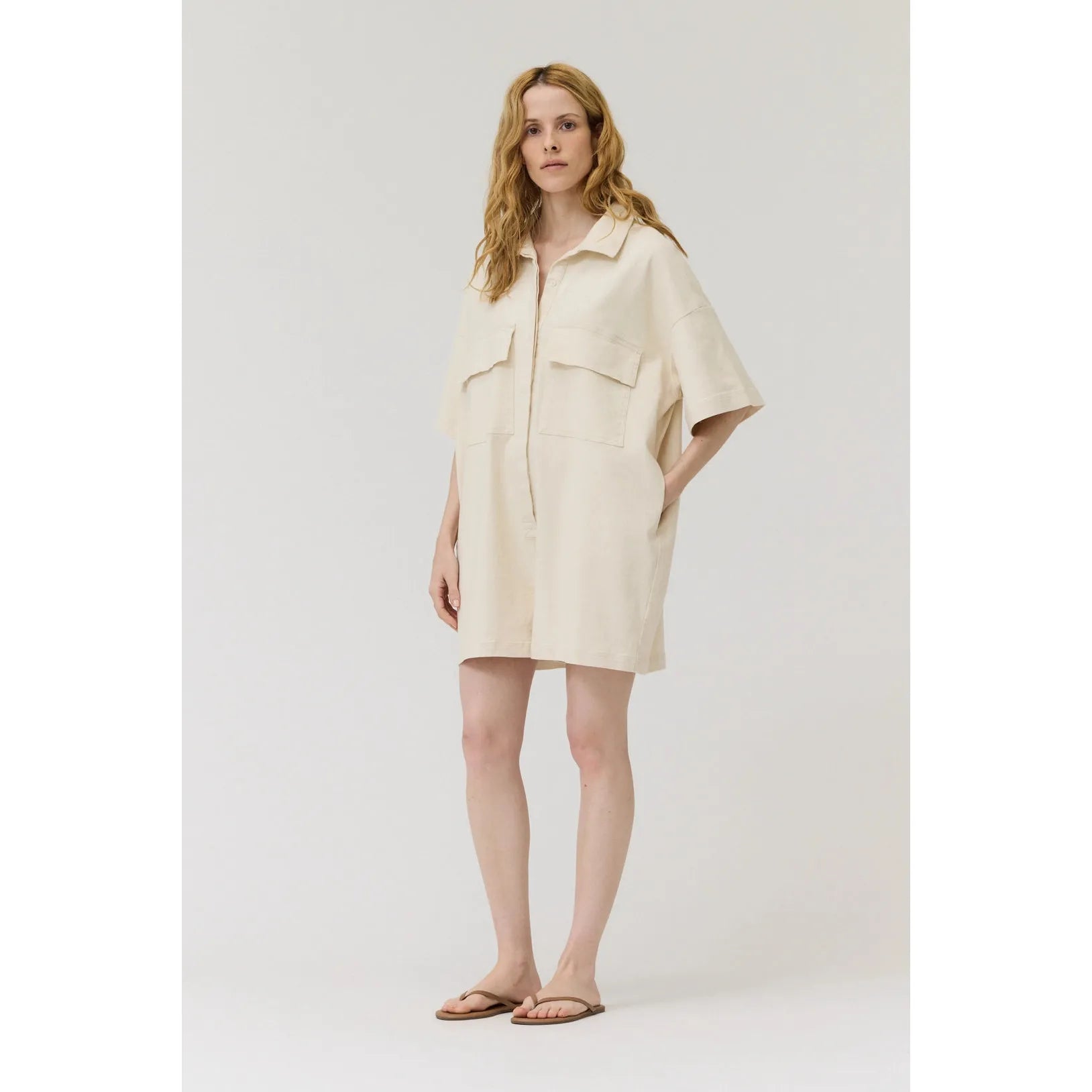ROMPER | OVERSIZE-Bottoms-GRADE AND GATHER-Coriander