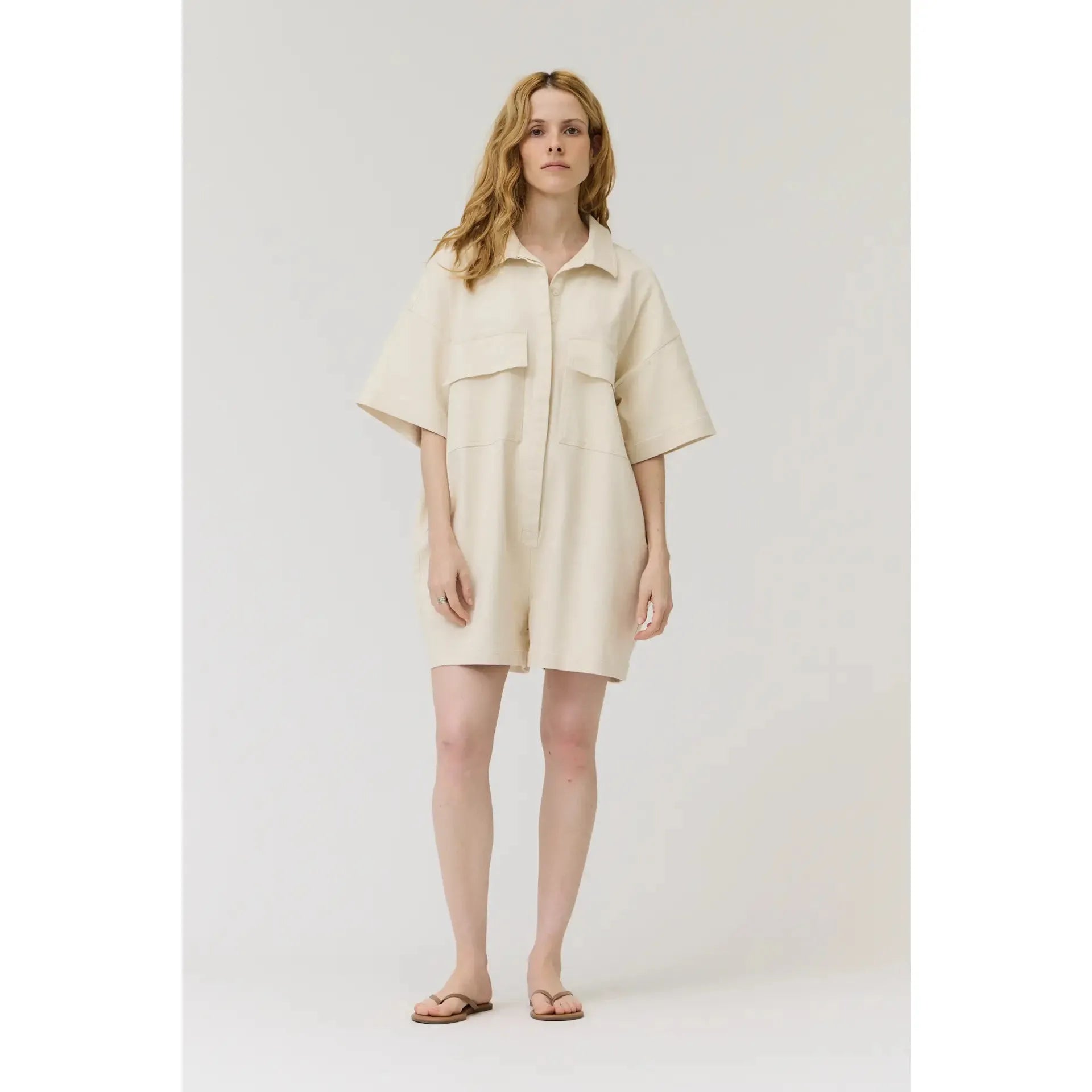 ROMPER | OVERSIZE-Bottoms-GRADE AND GATHER-Coriander