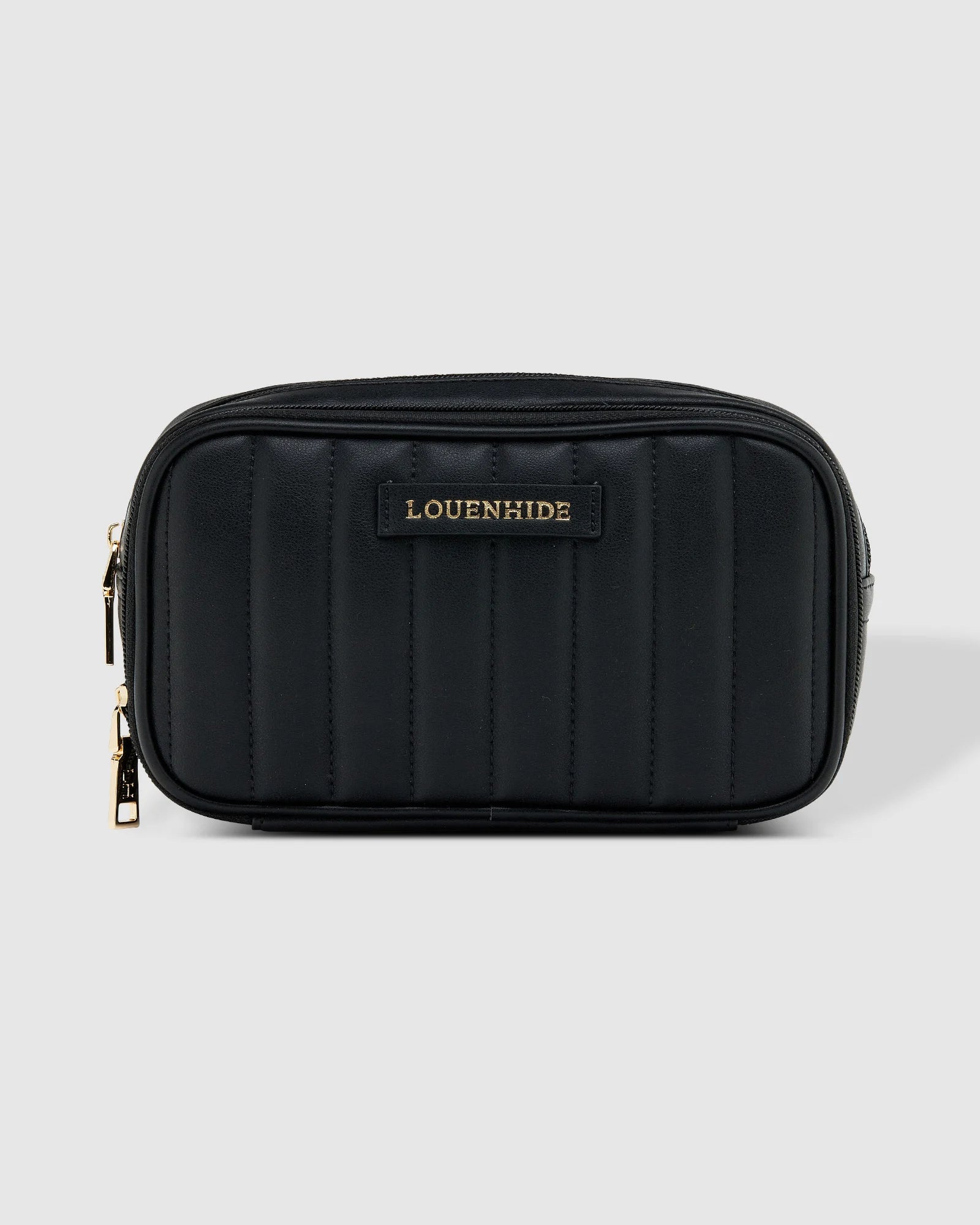 ROSIE COSMETIC CASE-Bags & Wallets-LOUENHIDE-RECYCLED BLACK-Coriander