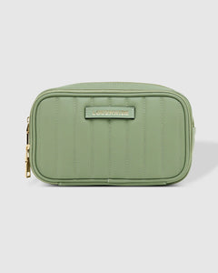 ROSIE COSMETIC CASE-Bags & Wallets-LOUENHIDE-SAGE-Coriander