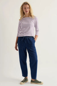 SAILOR TOP | VERBENA WHITE LILAC-Top-SEASALT-Coriander