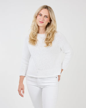 SASHA PULLOVER-Jackets & Sweaters-SHANNON PASSERO-SMALL-WHITE-Coriander