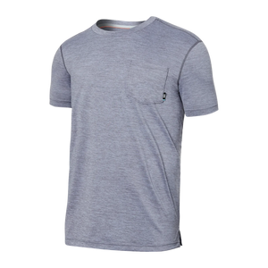 SAXX DROPTEMP TEE-Shirts & Tops-SAXX-SMALL-SHARK HEATHER-Coriander