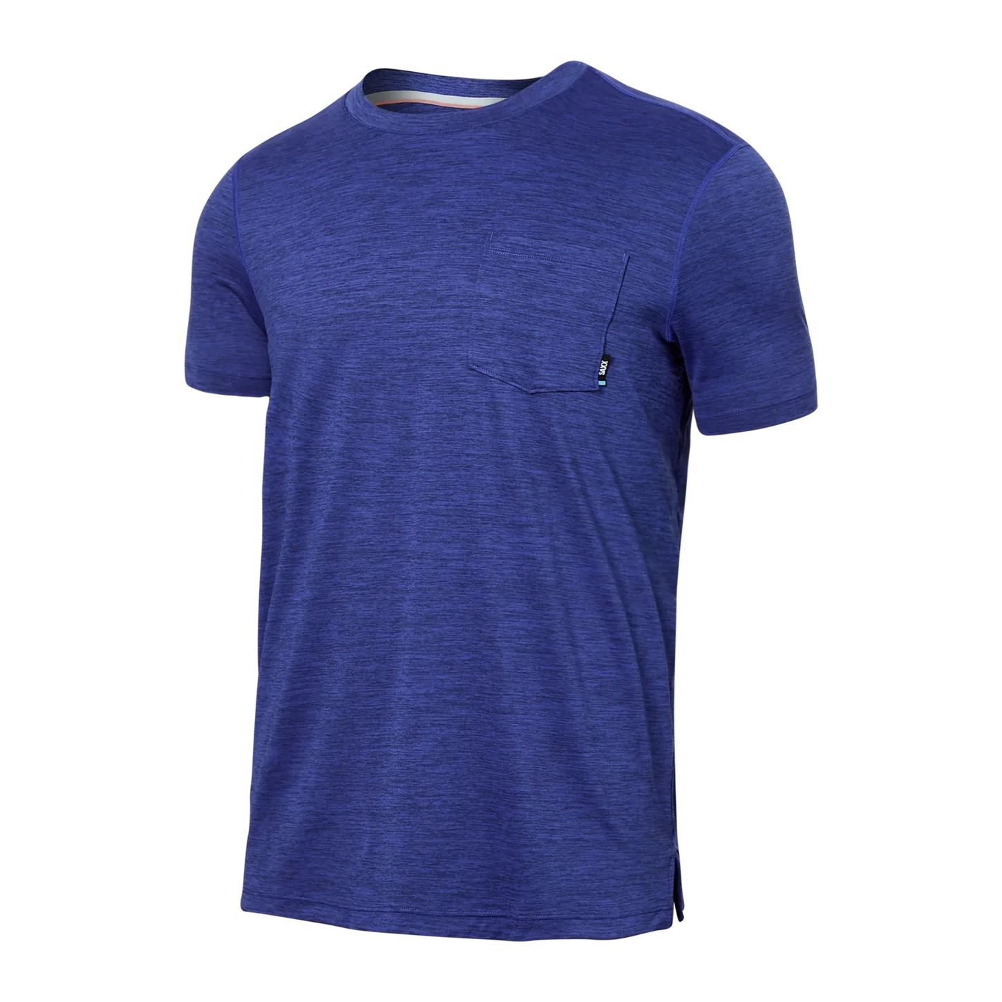 SAXX DROPTEMP TEE-Shirts & Tops-SAXX-SMALL-SPORT BLUE HEATHER-Coriander