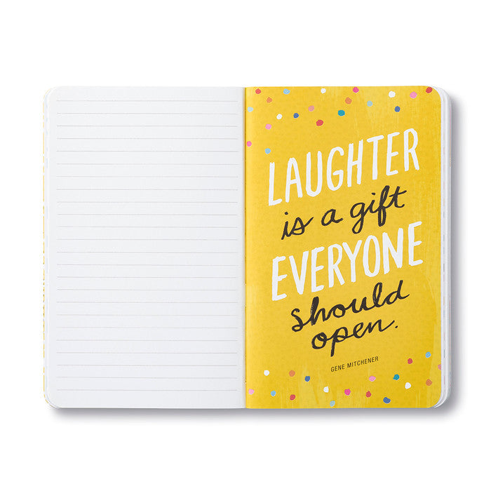 SAY HELLO TO HAPPY JOURNAL-Books & Stationery-COMPENDIUM-Coriander