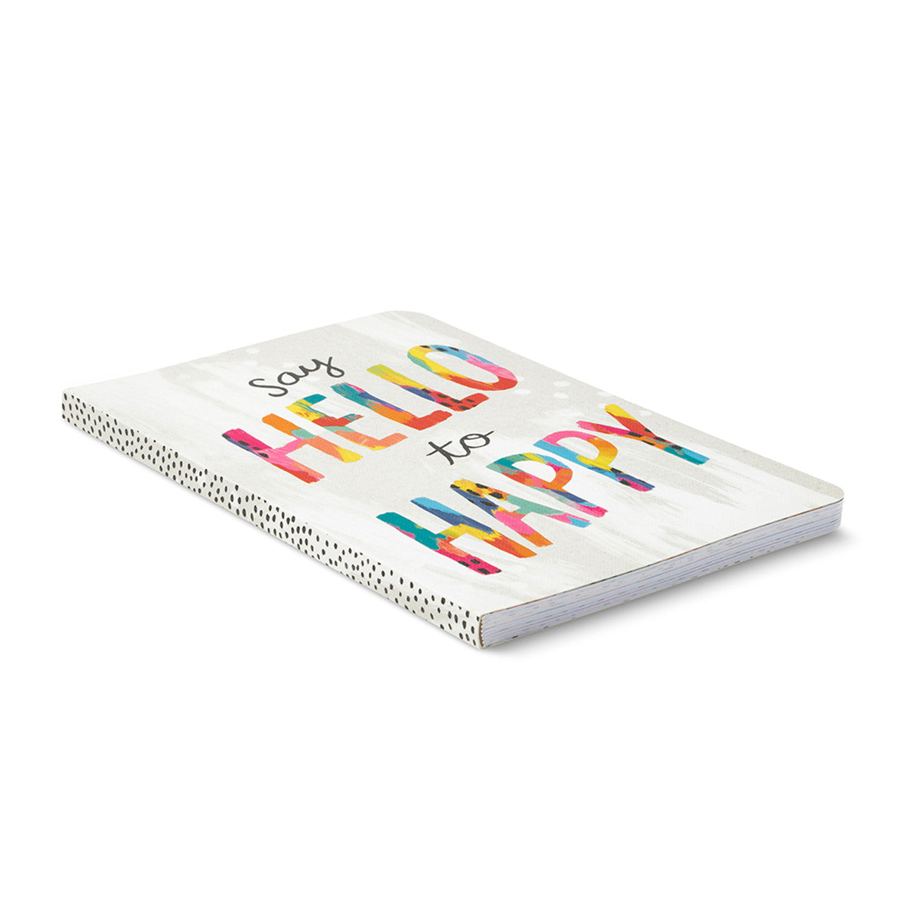 SAY HELLO TO HAPPY JOURNAL-Books & Stationery-COMPENDIUM-Coriander