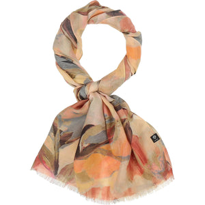 SCARF | ABSTRACT FLORAL-Scarves & Wraps-V.FRAAS SPRING/SUMMER-Coriander