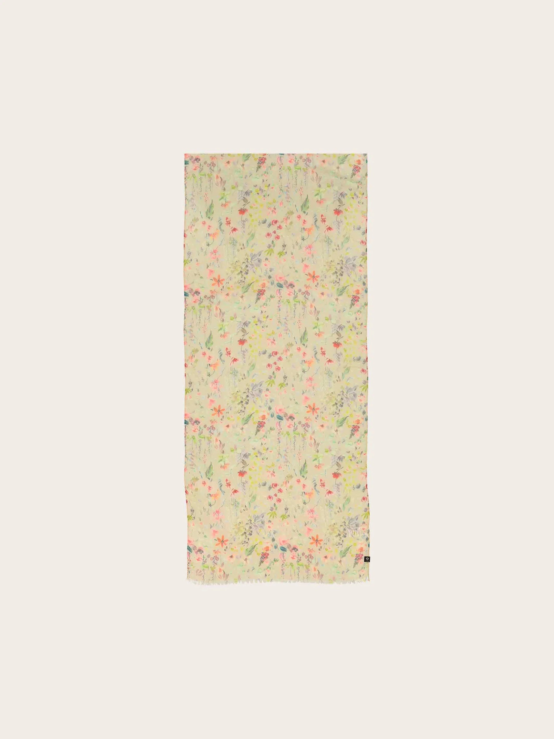 SCARF | DAINTY FLOWERS-Scarves & Wraps-V.FRAAS SPRING/SUMMER-Coriander