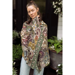 SCARF | LOVE GROWS WILD-Scarves & Wraps-MARKET OF STARS-Coriander
