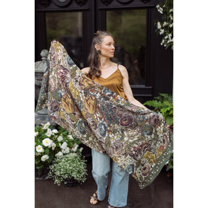 SCARF | LOVE GROWS WILD-Scarves & Wraps-MARKET OF STARS-Coriander