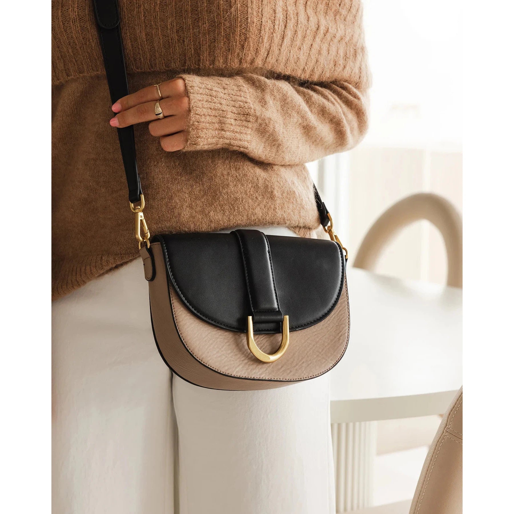 SCARLETT CROSSBODY BAG-Bags & Wallets-LOUENHIDE-COFFEE-Coriander