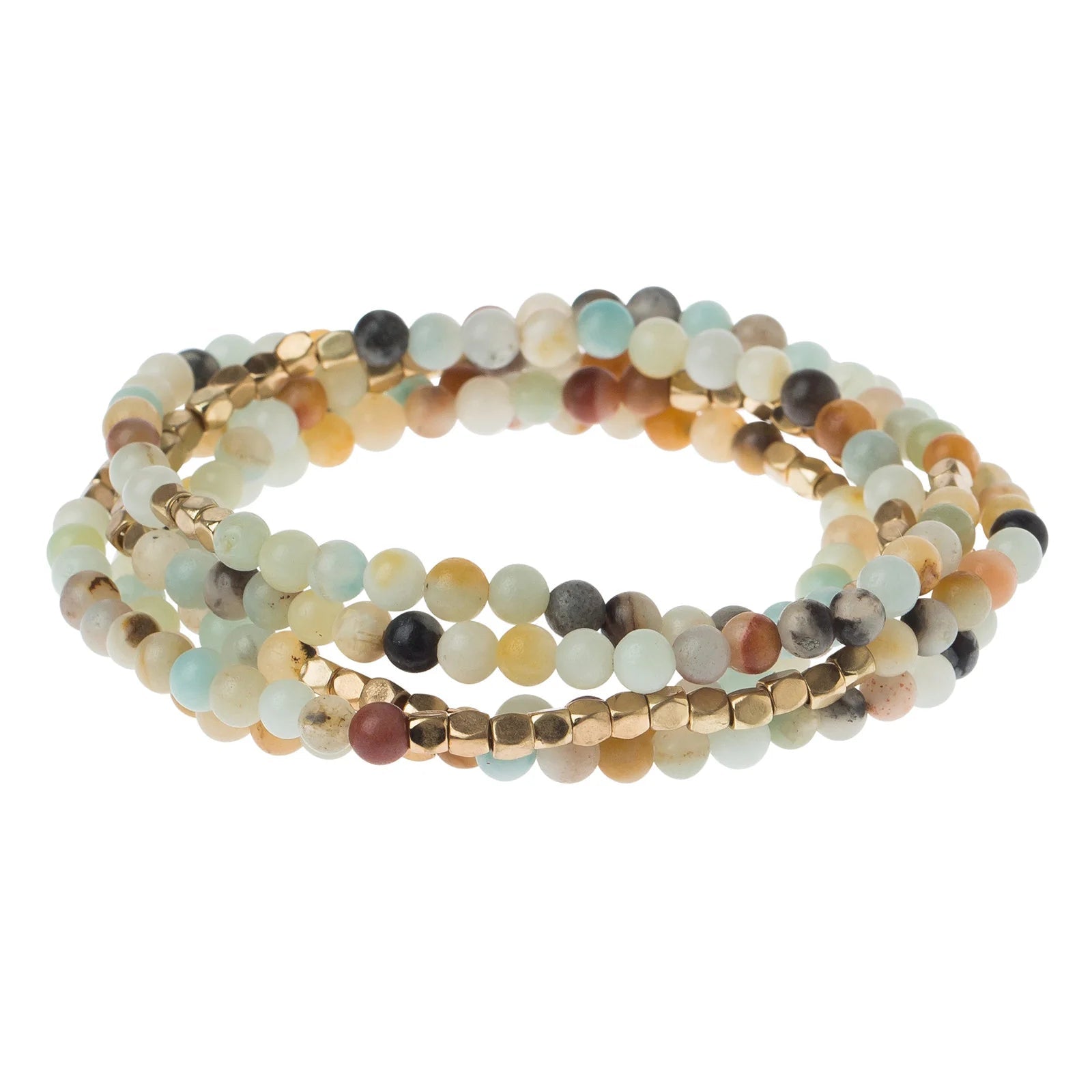 SCOUT BRACELET WRAP STONES-Jewellery-SCOUT-AMAZONITE-Coriander