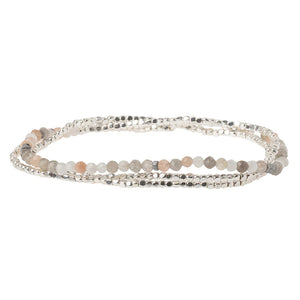 SCOUT BRACELET WRAPS - DELICATE-Bracelets-SCOUT-MOONSTONE-SILVER-Coriander