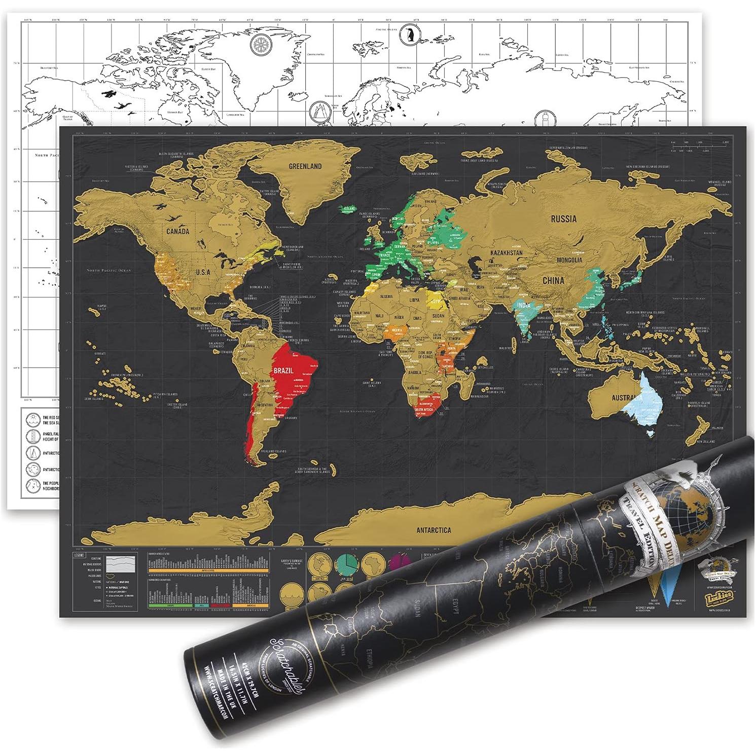 SCRATCH MAP | TRAVEL DELUXE-Home-LUCKIES-Coriander