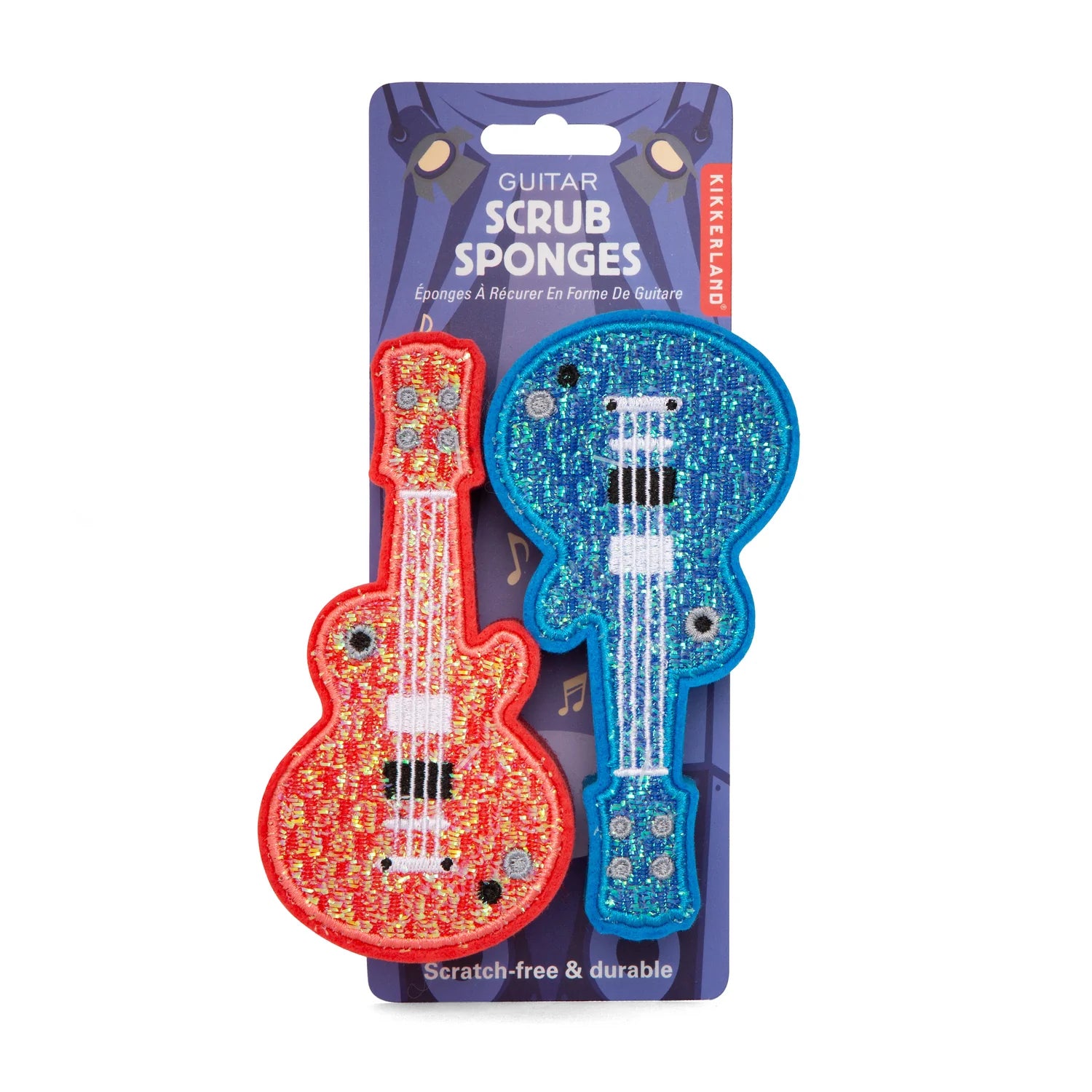 SCRUB SPONGES | GUITAR 2 PACK-Home-KIKKERLAND DESIGNS-Coriander