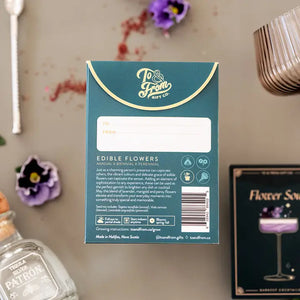 SEED PACKET & COCKTAIL RECIPE | CHARM: EDIBLE FLOWERS-Garden-TO & FROM GIFT CO.-Coriander
