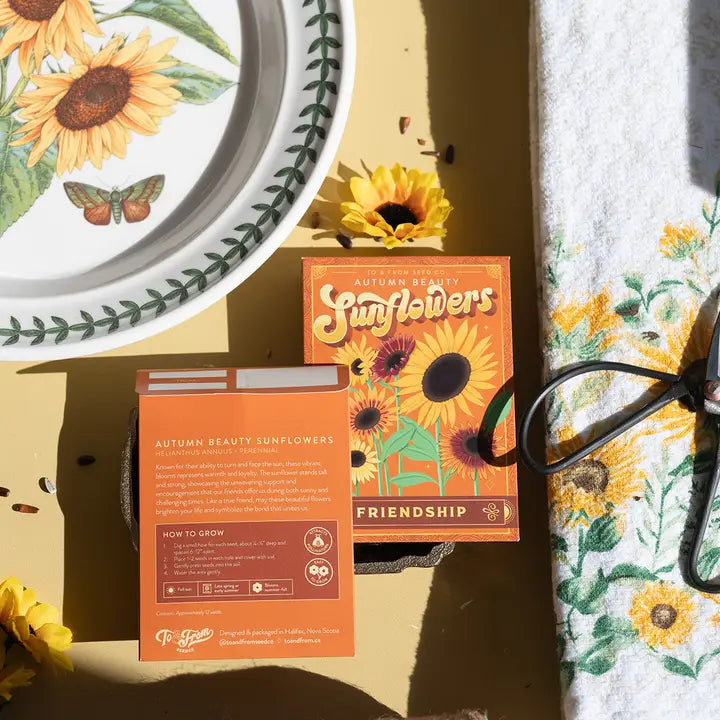 SEED PACKET | FRIENDSHIP: SUNFLOWERS-Garden-TO & FROM GIFT CO.-Coriander