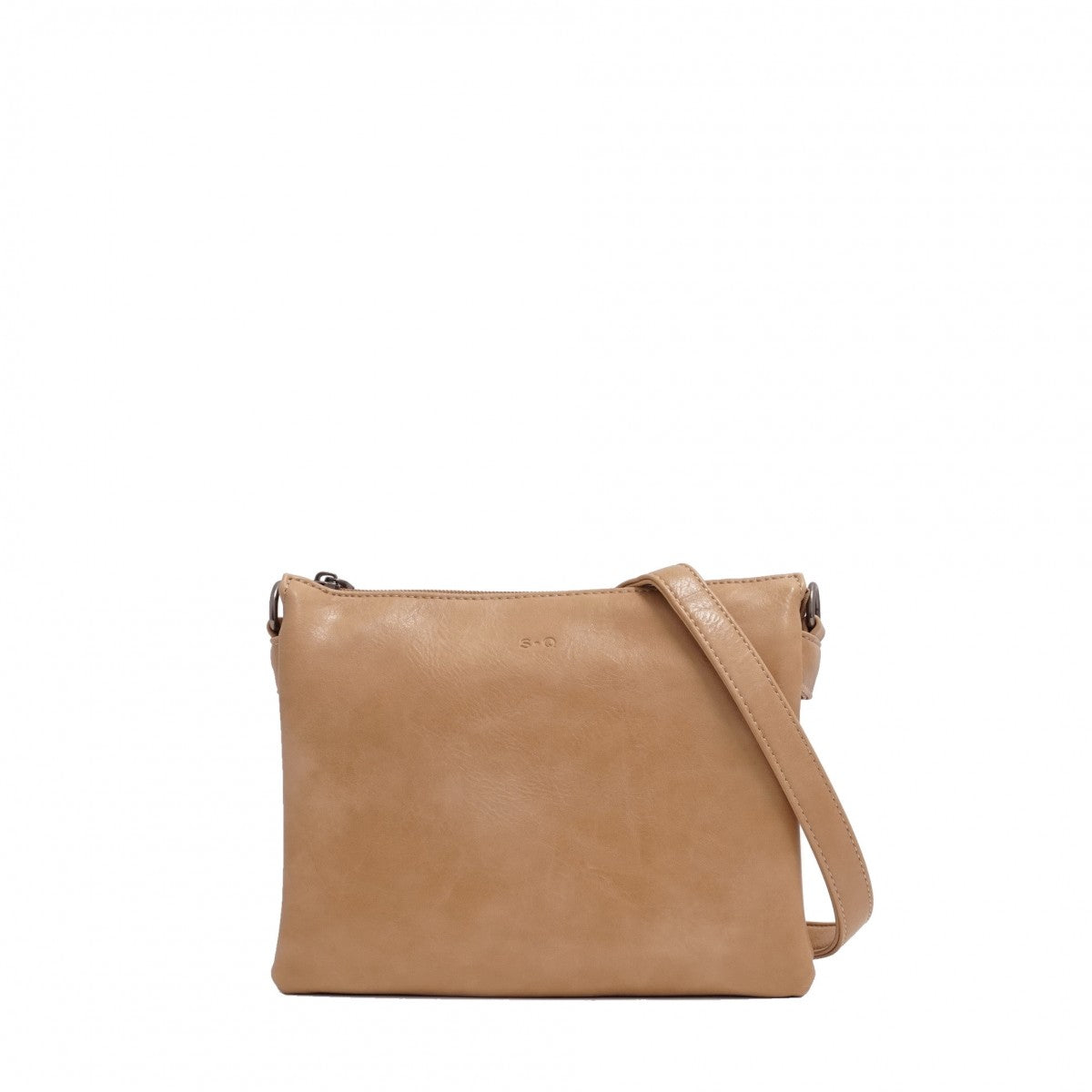 SELENE VEGAN CROSSBODY-Handbag-S-Q-LIGHT CAMEL-Coriander