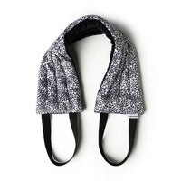 SELF CARE | HOT STUFF HEATED NECK WRAP-Lotions & Potions-LEMON LAVENDER-BLACK WHITE-Coriander