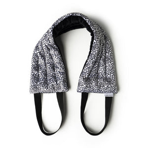 SELF CARE | HOT STUFF HEATED NECK WRAP-Lotions & Potions-LEMON LAVENDER-BLACK WHITE-Coriander