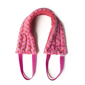 SELF CARE | HOT STUFF HEATED NECK WRAP-Lotions & Potions-LEMON LAVENDER-DARK PINK-Coriander