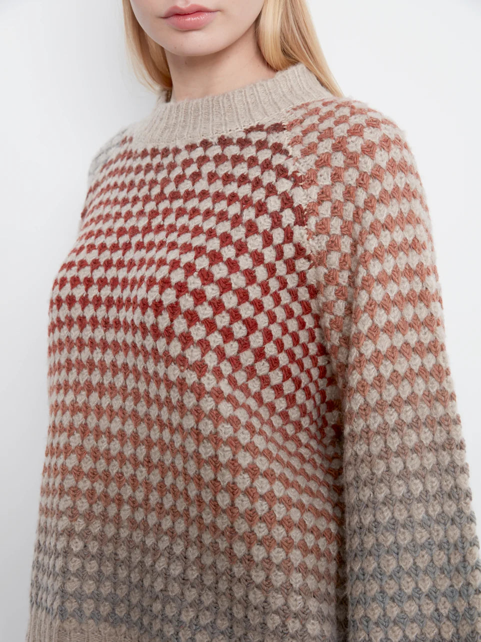 SEPT | C2071 3/4 SLEEVE SWEATER please double check colour is correct-Uncategorised-CHARLIE B-Coriander