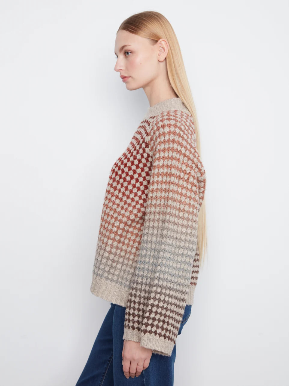SEPT | C2071 3/4 SLEEVE SWEATER please double check colour is correct-Uncategorised-CHARLIE B-Coriander
