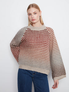 SEPT | C2071 3/4 SLEEVE SWEATER please double check colour is correct-Uncategorised-CHARLIE B-SMALL-MULTI-Coriander