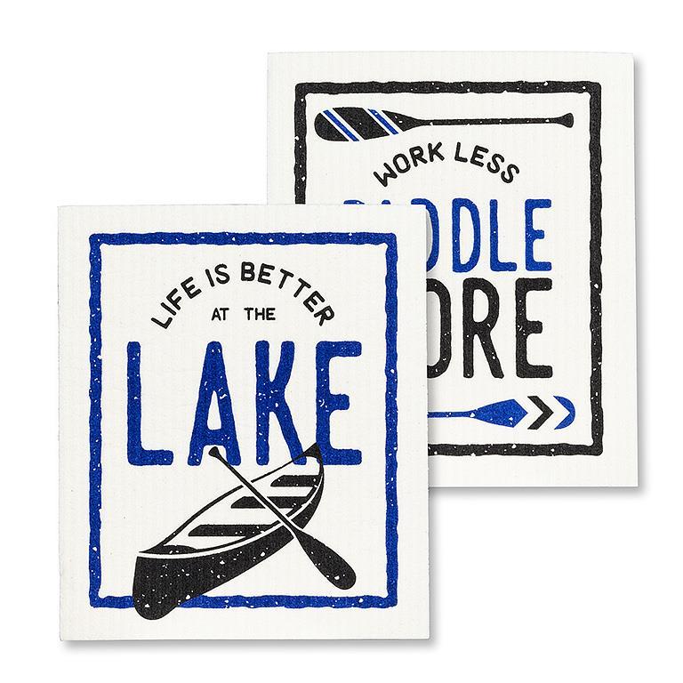 SET OF 2 DISHCLOTHS | BETTER AT THE LAKE-Home-ABBOTT-Coriander