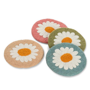 SET OF 4 COASTERS | DAISY-Coasters-ABBOTT-Coriander