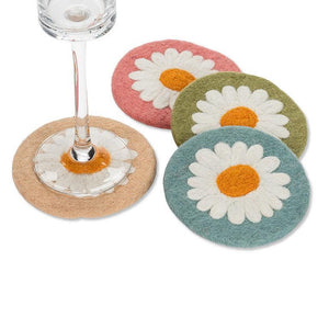 SET OF 4 COASTERS | DAISY-Coasters-ABBOTT-Coriander
