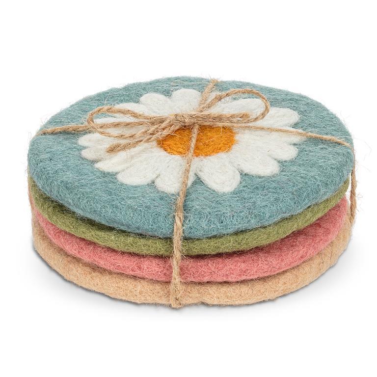 SET OF 4 COASTERS | DAISY-Coasters-ABBOTT-Coriander