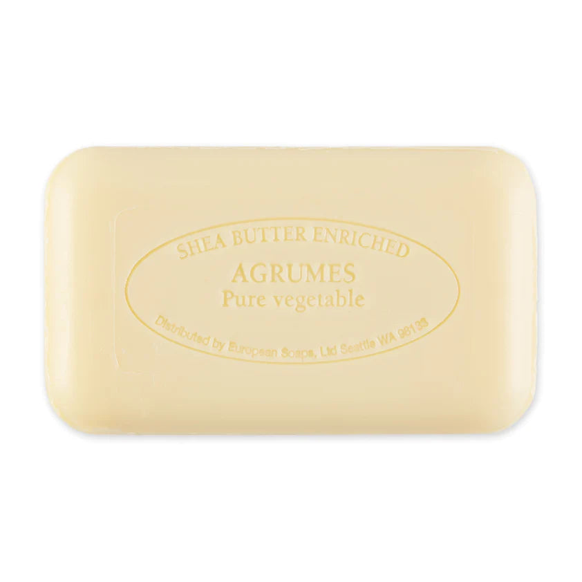 SHEA ENRICHED EVERYDAY FRENCH SOAP BAR-Body Care-EUROPEAN SOAPS-AGRUMES-Coriander