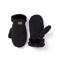 SHERPA MITTENS-Accessories-UGC FASHION-BLACK-Coriander