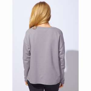 SHIBORI HEART PULLOVER-Tops-ESCAPE-Coriander