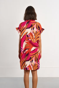 SHIRT DRESS | MARQUISE SMOCKED-Dress-MOLLY BRACKEN-Coriander