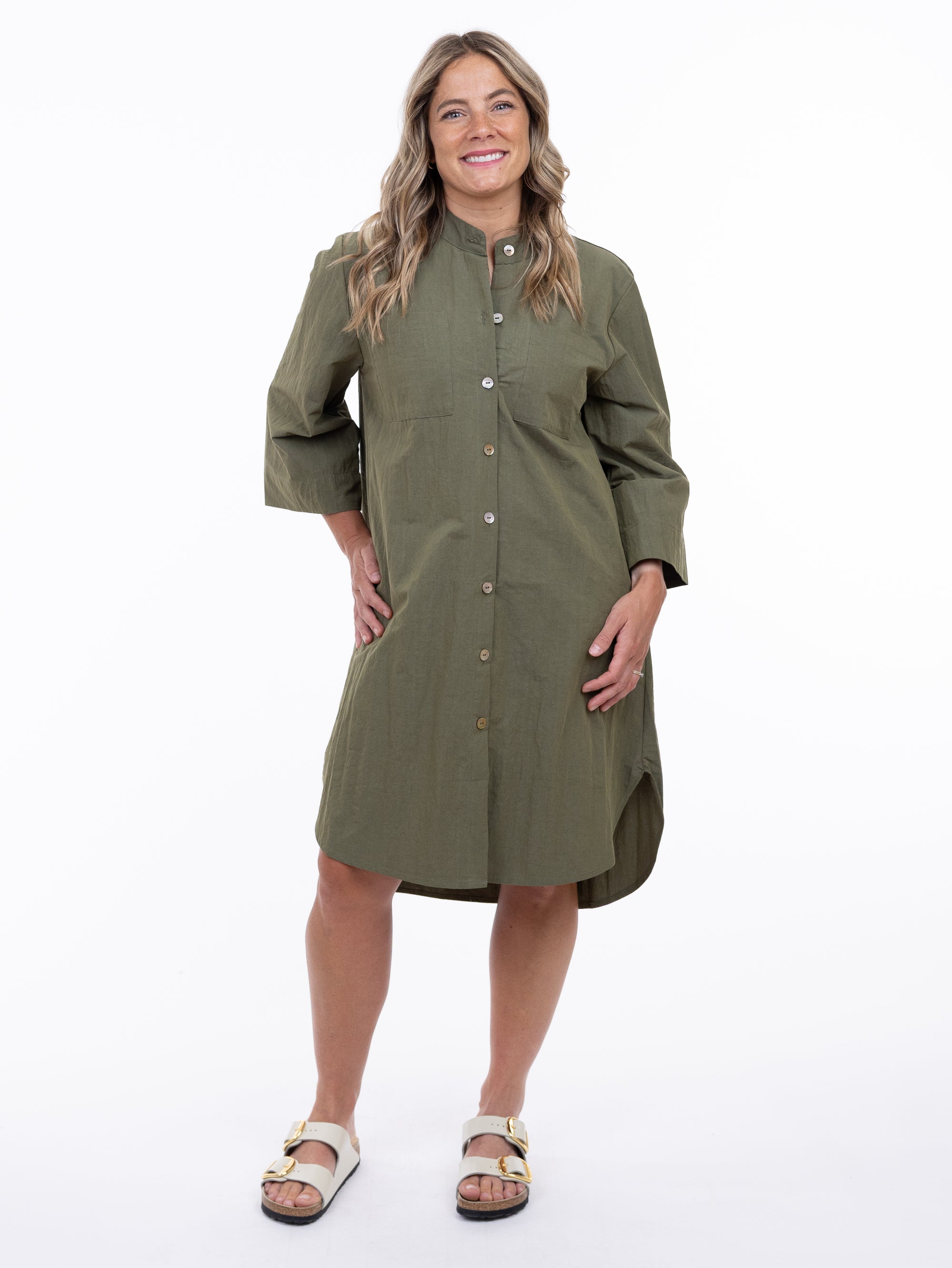 SHIRT DRESS | NORMA-Dress-SHANNON PASSERO-Coriander