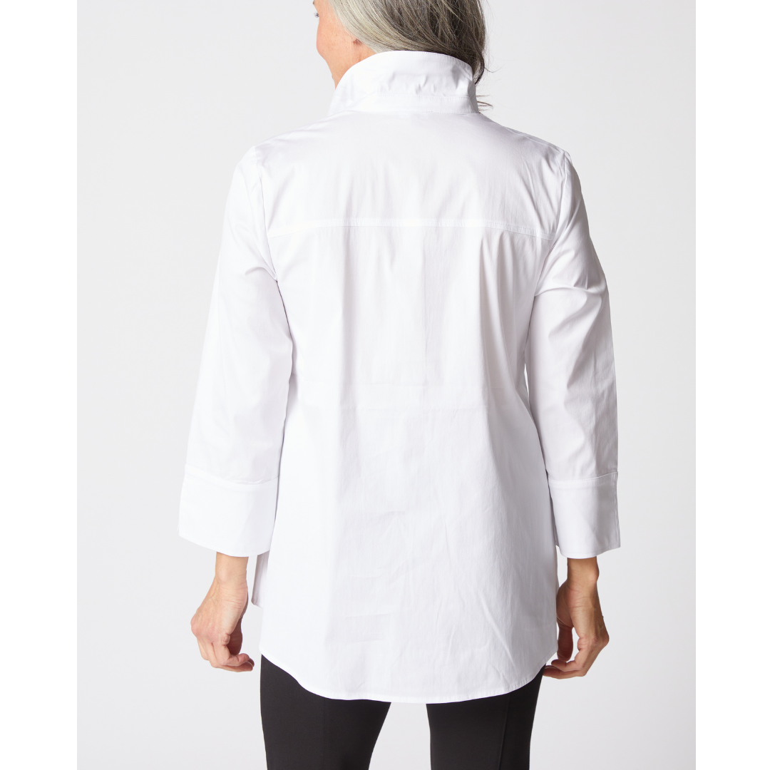 SHIRT | HIDDEN PLACKET BUTTON UP-Tops-HABITAT-Coriander