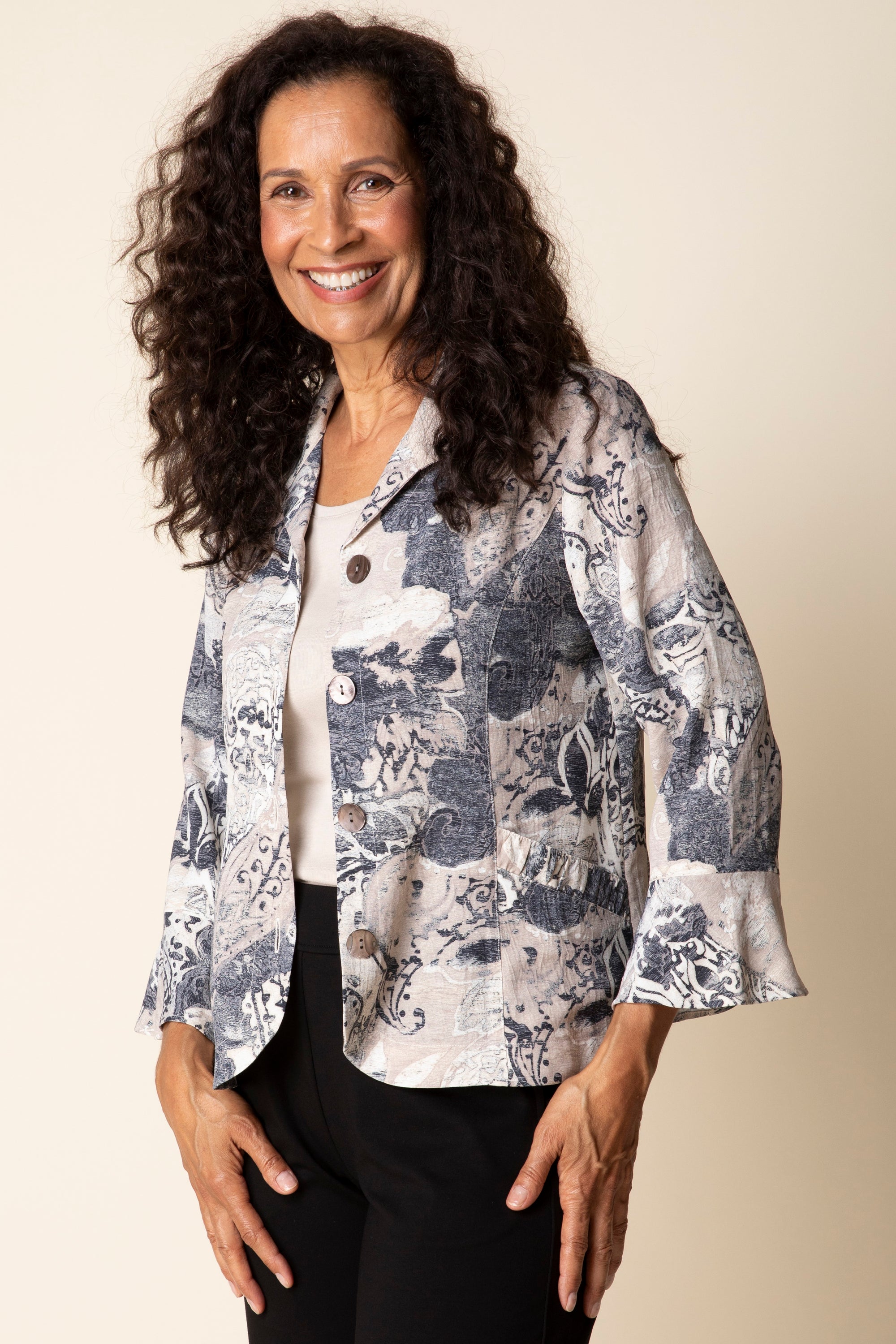 SHIRT JACKET | SHIRRED-Jackets & Sweaters-HABITAT-XSMALL-WILLOW-Coriander