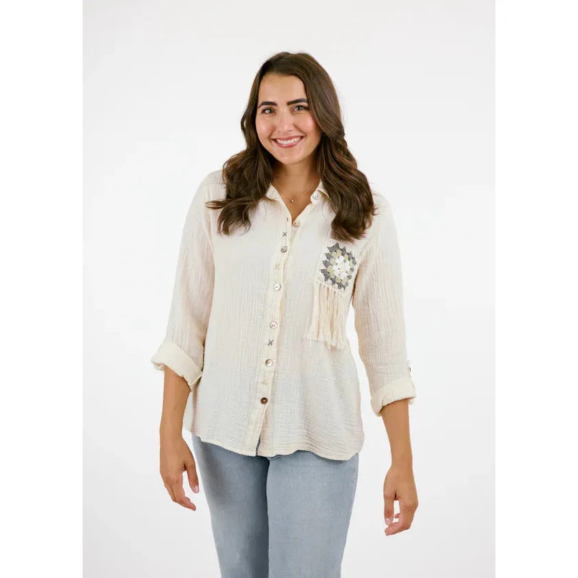 SHIRT | KANSAS-Top-SHANNON PASSERO STORE-XSMALL-CREAM-Coriander