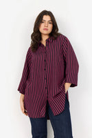 SHIRT | NICHOLE 2-Tops-WASABI CONCEPT-XXLARGE-DARK RED-Coriander