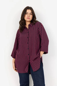 SHIRT | NICHOLE 2-Tops-WASABI CONCEPT-XXLARGE-DARK RED-Coriander