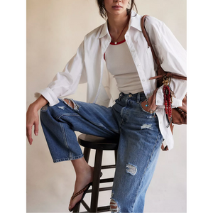 SHIRT | SABINE ARTICULATED-Top-FREE PEOPLE-Coriander