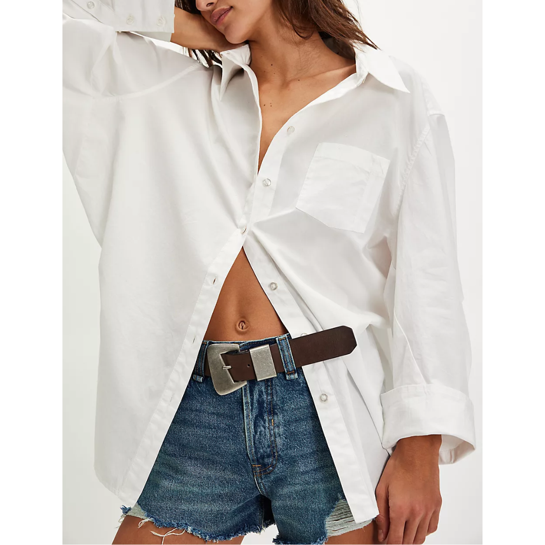 SHIRT | SABINE ARTICULATED-Top-FREE PEOPLE-Coriander