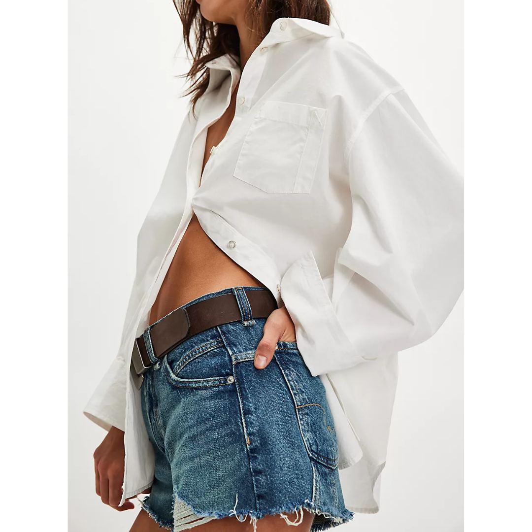 SHIRT | SABINE ARTICULATED-Top-FREE PEOPLE-Coriander
