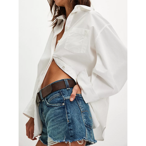 SHIRT | SABINE ARTICULATED-Top-FREE PEOPLE-Coriander