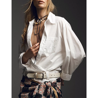 SHIRT | SABINE ARTICULATED-Top-FREE PEOPLE-Coriander