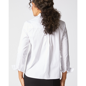 SHIRT | SHAPED HEM SOLID-Tops-HABITAT-Coriander
