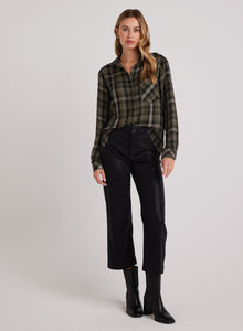 SHIRT | SLOUCHY POCKET BUTTON DOWN-Tops-BELLA DAHL-Coriander
