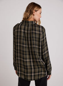 SHIRT | SLOUCHY POCKET BUTTON DOWN-Tops-BELLA DAHL-Coriander